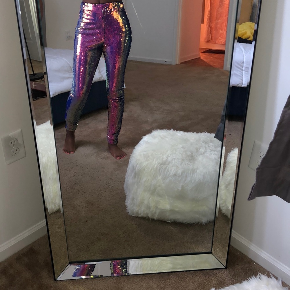 Birthday Pants ! Forever 21 Metallic, Super Cute